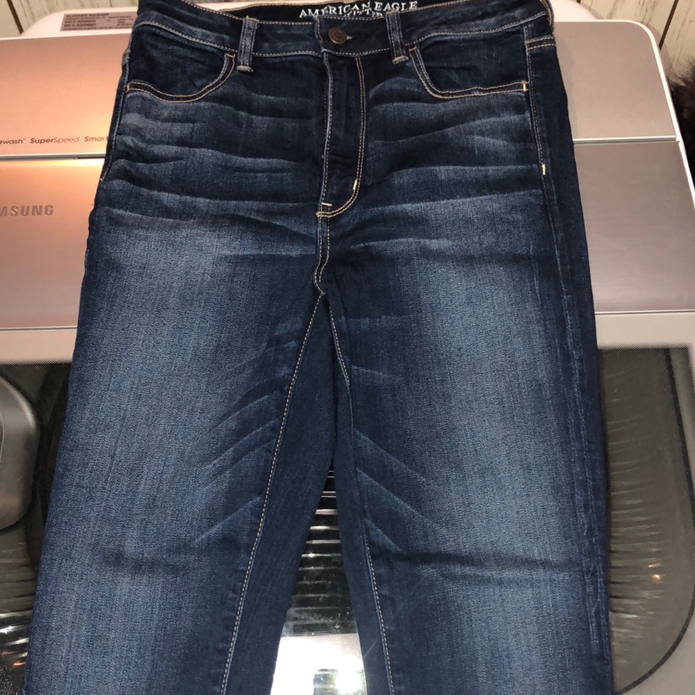 High rise American eagle skinny jeans